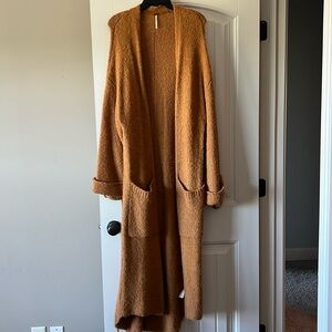 Free People Tan Teddy Jacket
